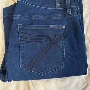 7 For All Mankind Dark Indigo Jeans